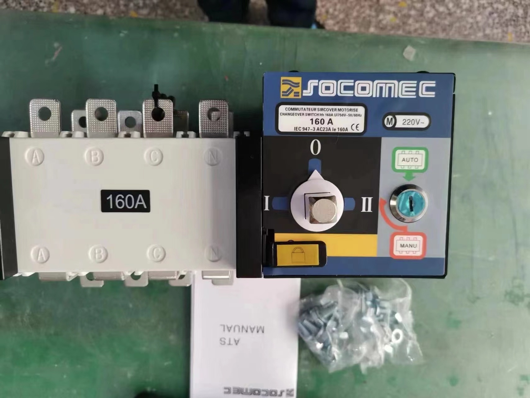 Secomec Automatic Transfer Switch ATS 100A 300A 500A 630A 1600A 3200A 4P Generator Switch