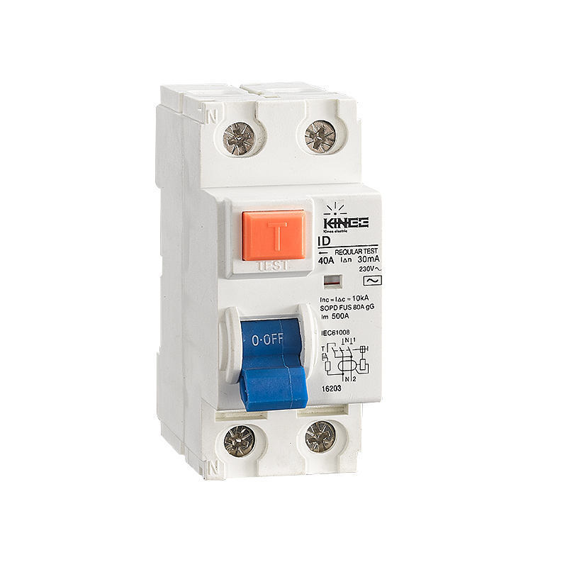 Good quality New type 2 pole Rcd Breaker Electromagnetic RCCB MCB 6A -125A Magnetic Leakage Current Circuit Breakers