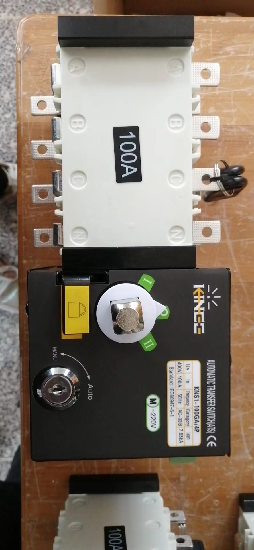 100A ATS 3P 4P 3 phase  4 Phase Automatic Transfer Switch for Generator