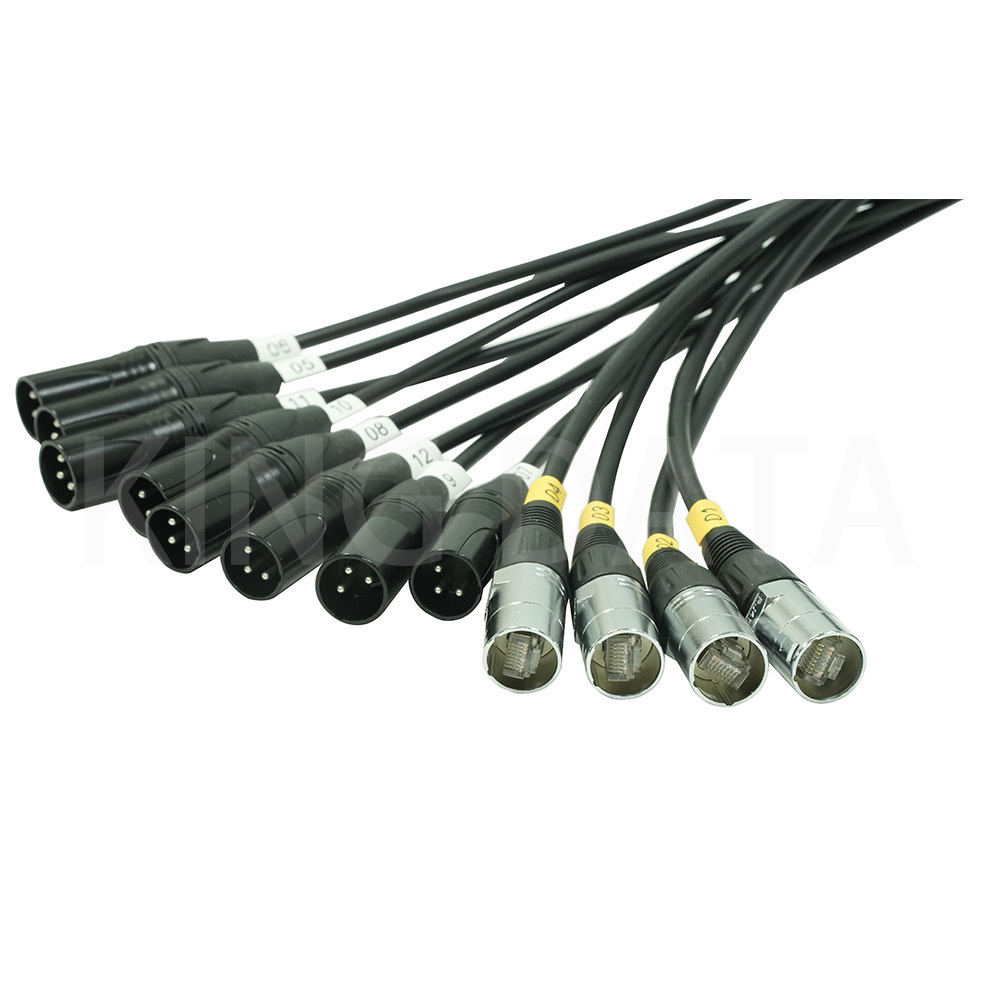 25m 50m 75m 100m size length long audio cable 12 channels audio link cable 12 way audio multicore snake cable