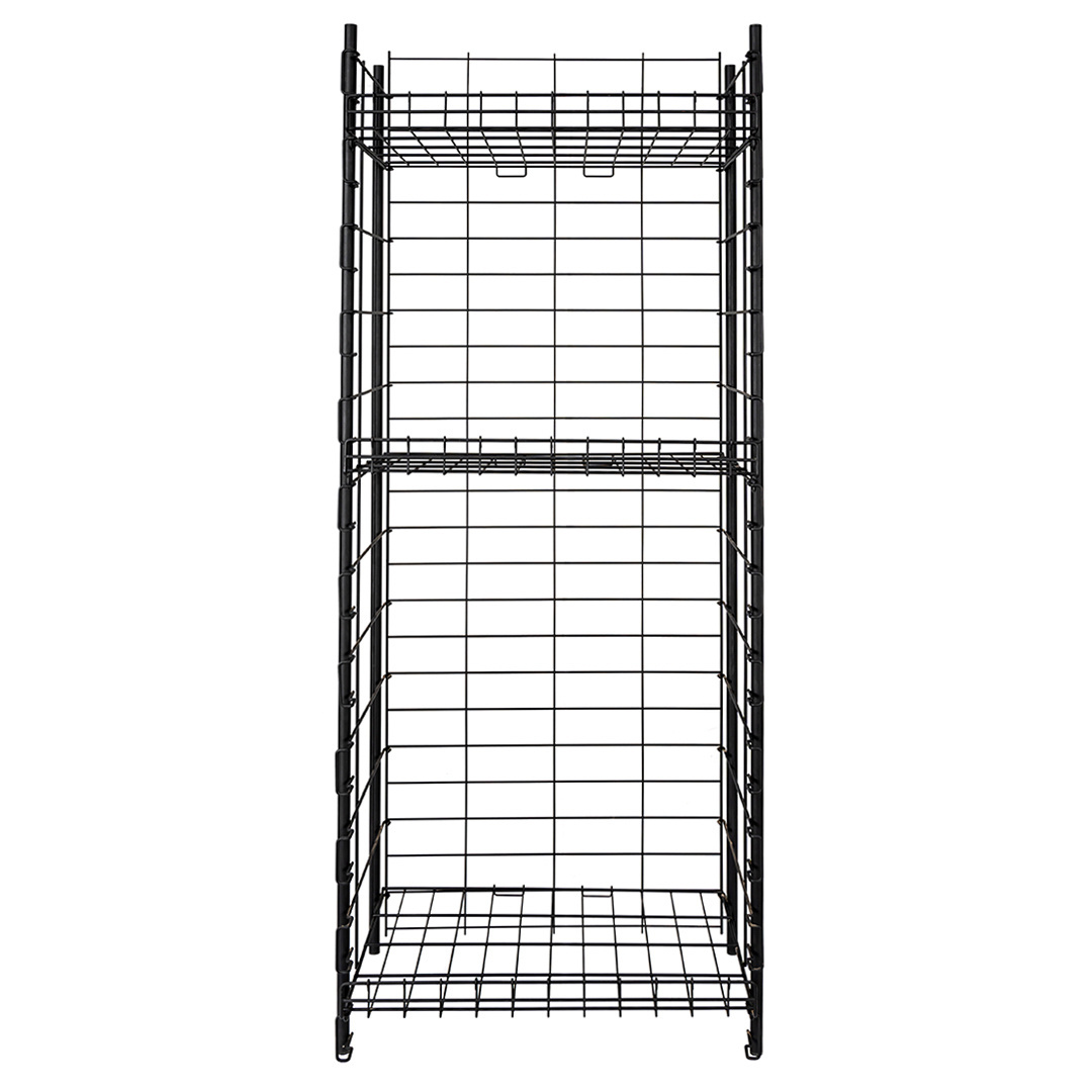 Metal Locker Wire Mesh Rack Basket Storage Wall Mounted Wire Shelving