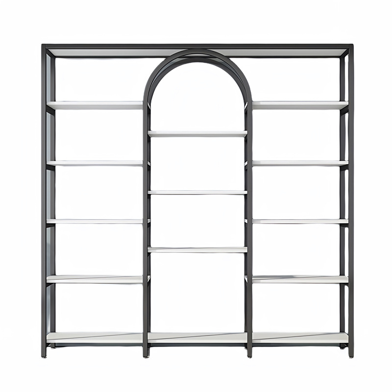 Customized C Beauty Shop Store Cosmetic Rack metal frame Shopping Mall Makeup Display Wall Shelf