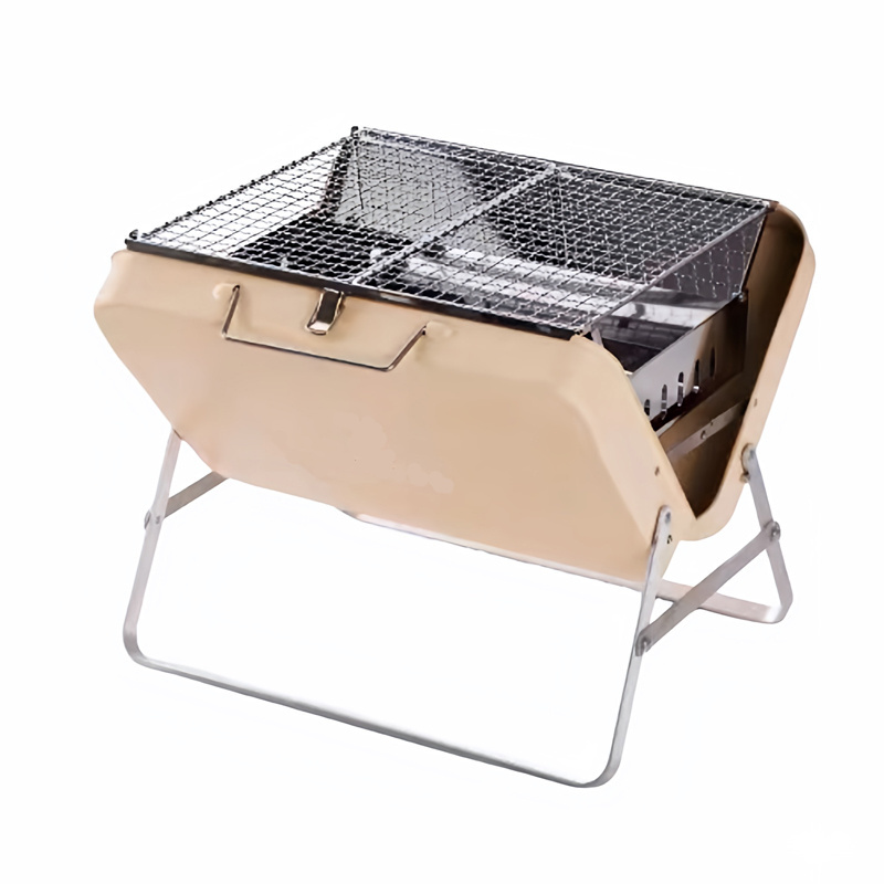 Mini camping gas outdoor BBQ grill folding portable steel small charcoal barbecue heavy duty traveller expert valve stove