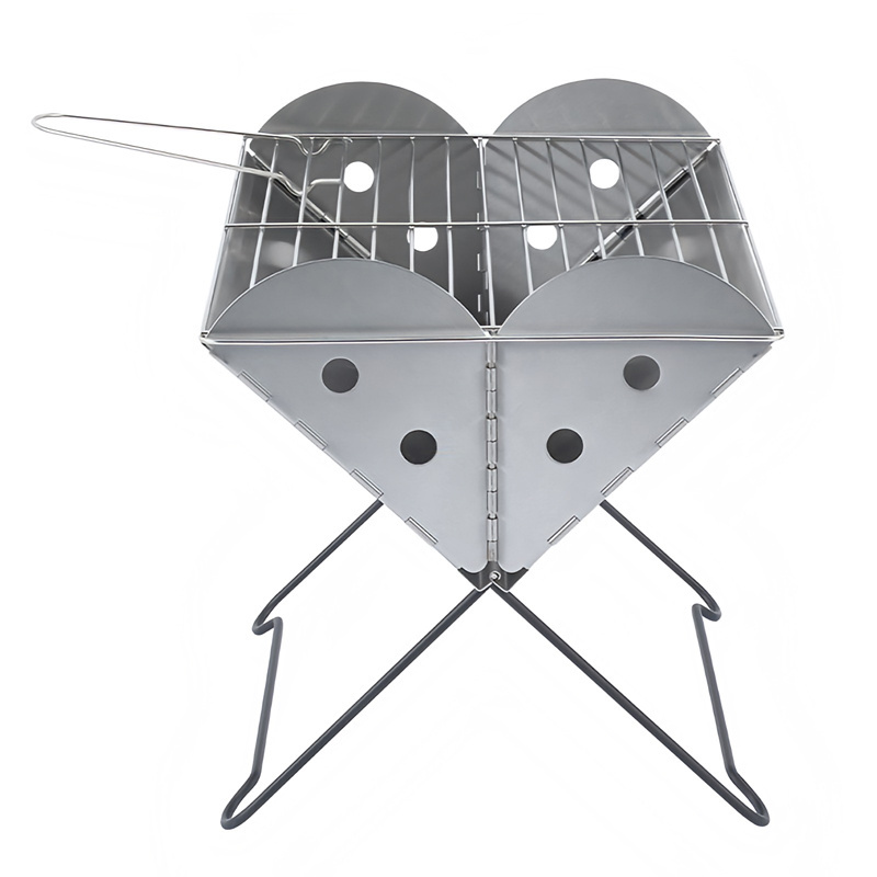 Outdoor Portable Carbon Barbecue Stove for Picnic Garden Party Cooking Terrace Camping Travel Foldable Mini BBQ Grill