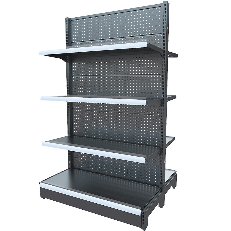 Supermarket shelf wholesale large business super shelf display rack convenience store snack shop shopping mall iron shelf