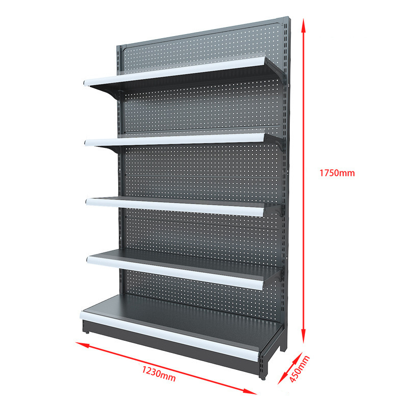 Supermarket shelf wholesale large business super shelf display rack convenience store snack shop shopping mall iron shelf