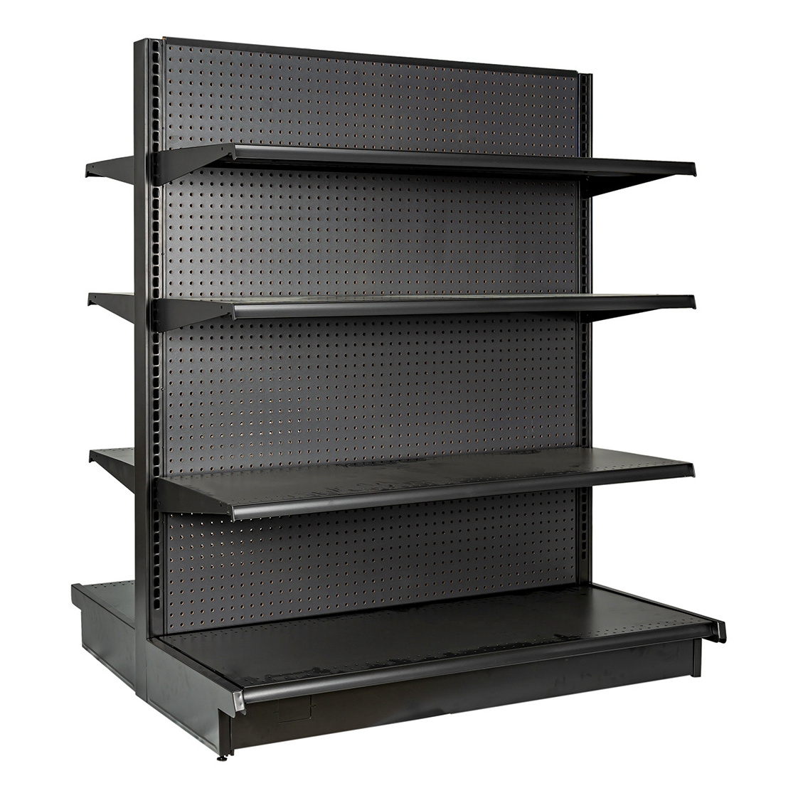 Metal Multiple Functions Double Sided Durable Gondola Shelving Systems Standing Shelves