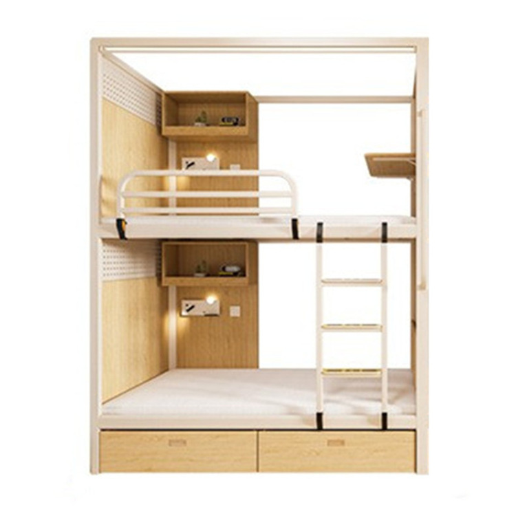 Staff dormitory raised beds wrought iron bunk student iron frame beds apartment bunk beds Bunk