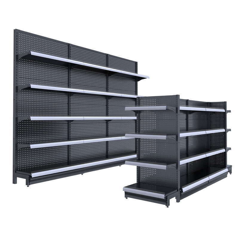 Customized Steel Display Racks Shelving Market Shelves General Supermarket Shelf Grocery Store For Shops