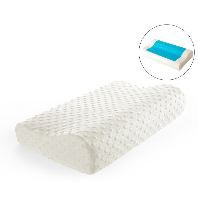 Memory Foam Bed Cervical Orthopedic Neck Rest Cooling Gel Memory Foam Pillow Orthopedic Coccyx Sciatica Surgery Recovery Pillow