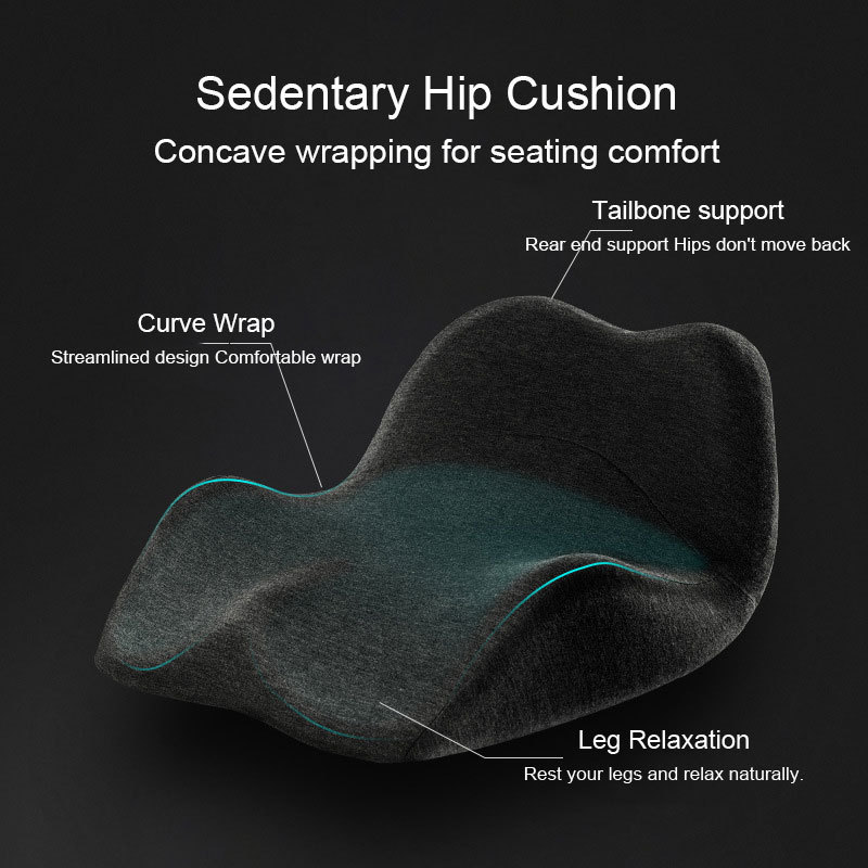 Customizable Orthopedic Office Chair Support Butt Cushion Ergonomics Relieve Stress Memory Foam Coccyx Pain Car Seat Cushion