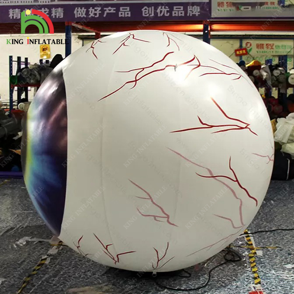 26 Ft Giant Inflatable Eyeballs Luminous Outdoor Yards Nightclub Party Event Halloween Decoration For Sale