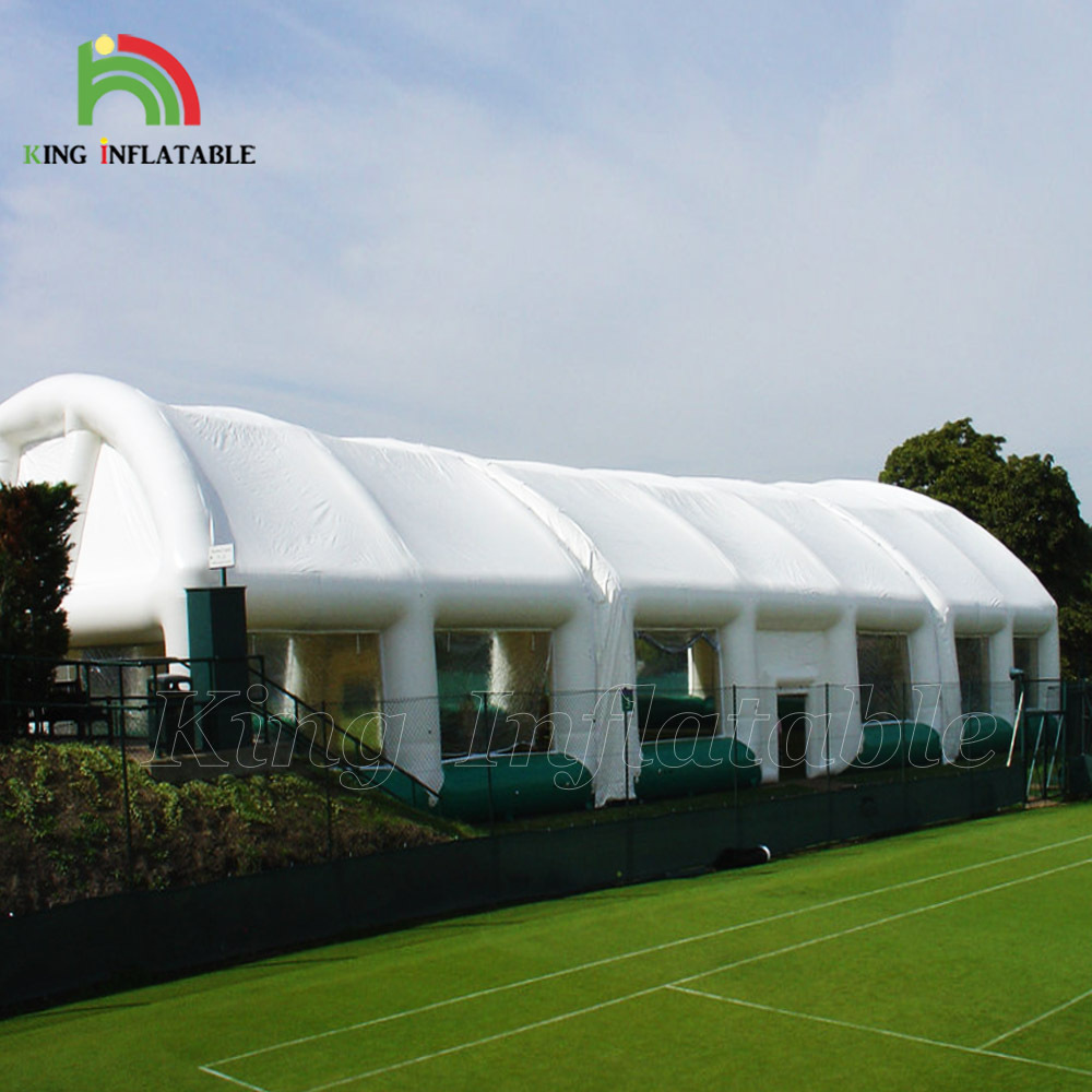 Large Soccer Field Arch Tent 20m * 10m * 7m Outdoor Commercial Gymnasium Inflatable Event Tent For Rental