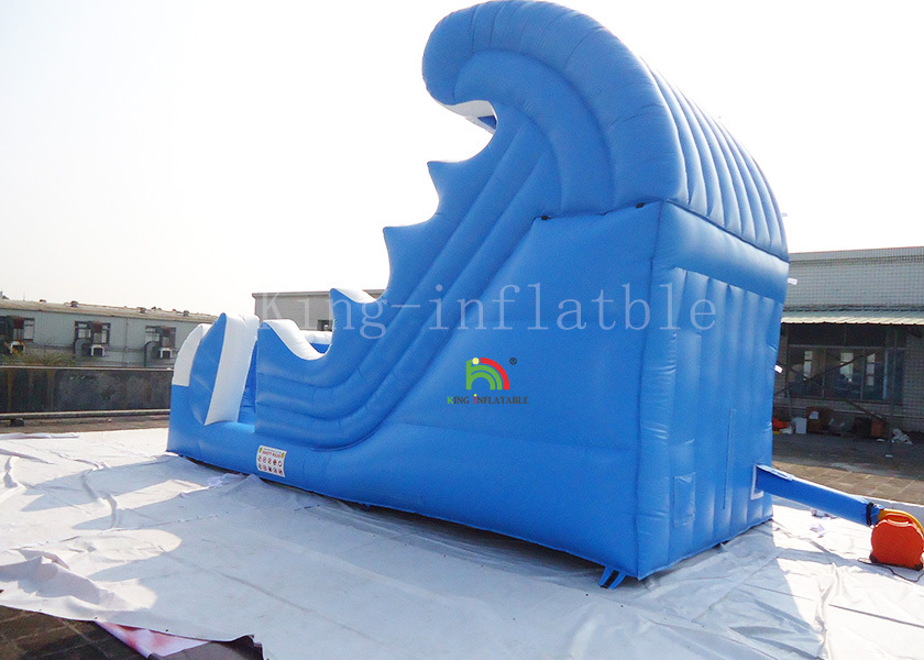 15ft 16ft 18ft 20ft 22ft Hot sale backyard inflatable water slide sun marble Commercial grade PVC inflatable water slide