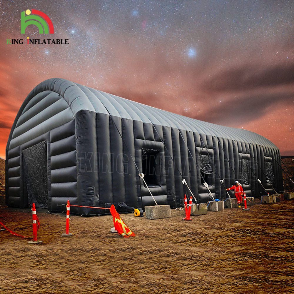 Outdoor Huge Inflatable Tent Ultra Versatile Shelters Temporary Industrial Equipment Giant Garages Hangars