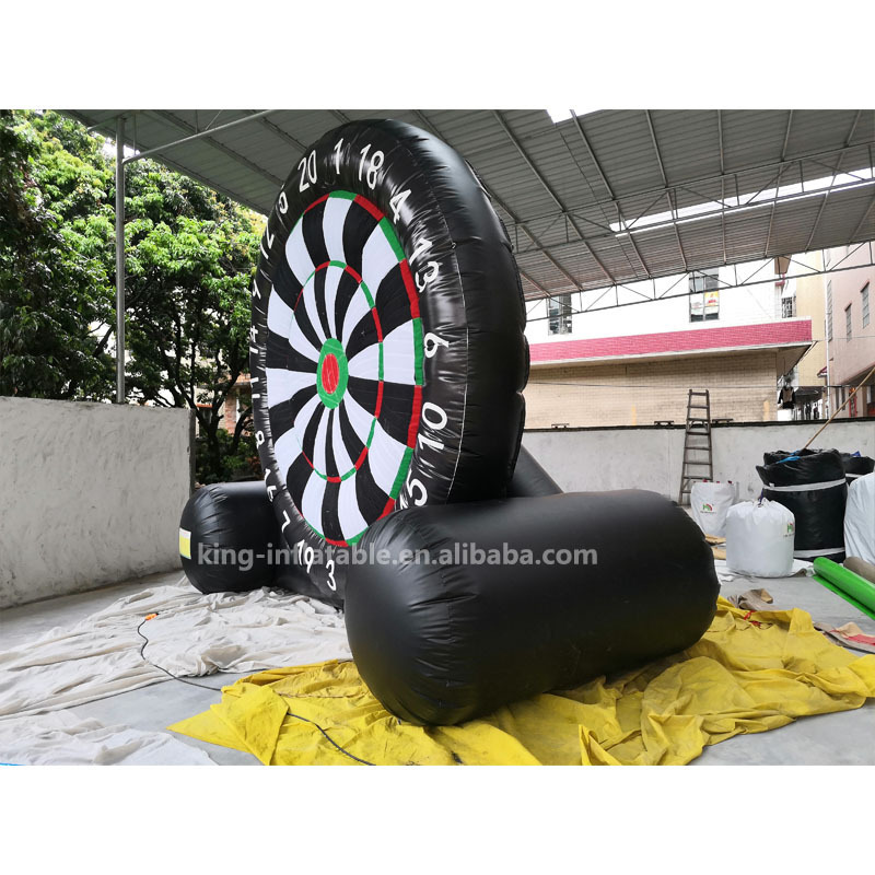 Ready to ship inflatable soccer dart board outdoor football game