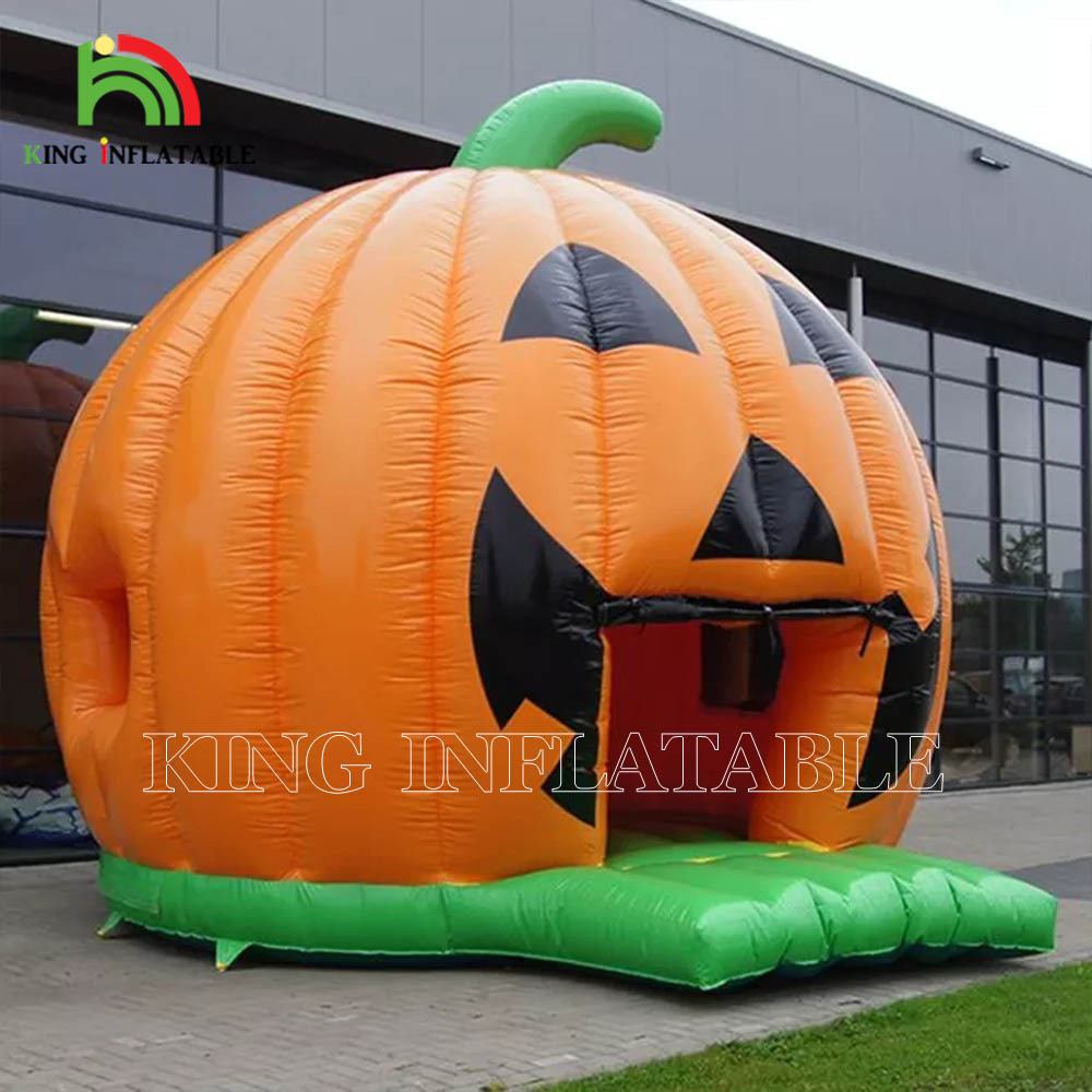 Halloween Party Inflatable Pumpkin Jumping Castle, Bouncy Pumpkin House Bouncer For Decoration