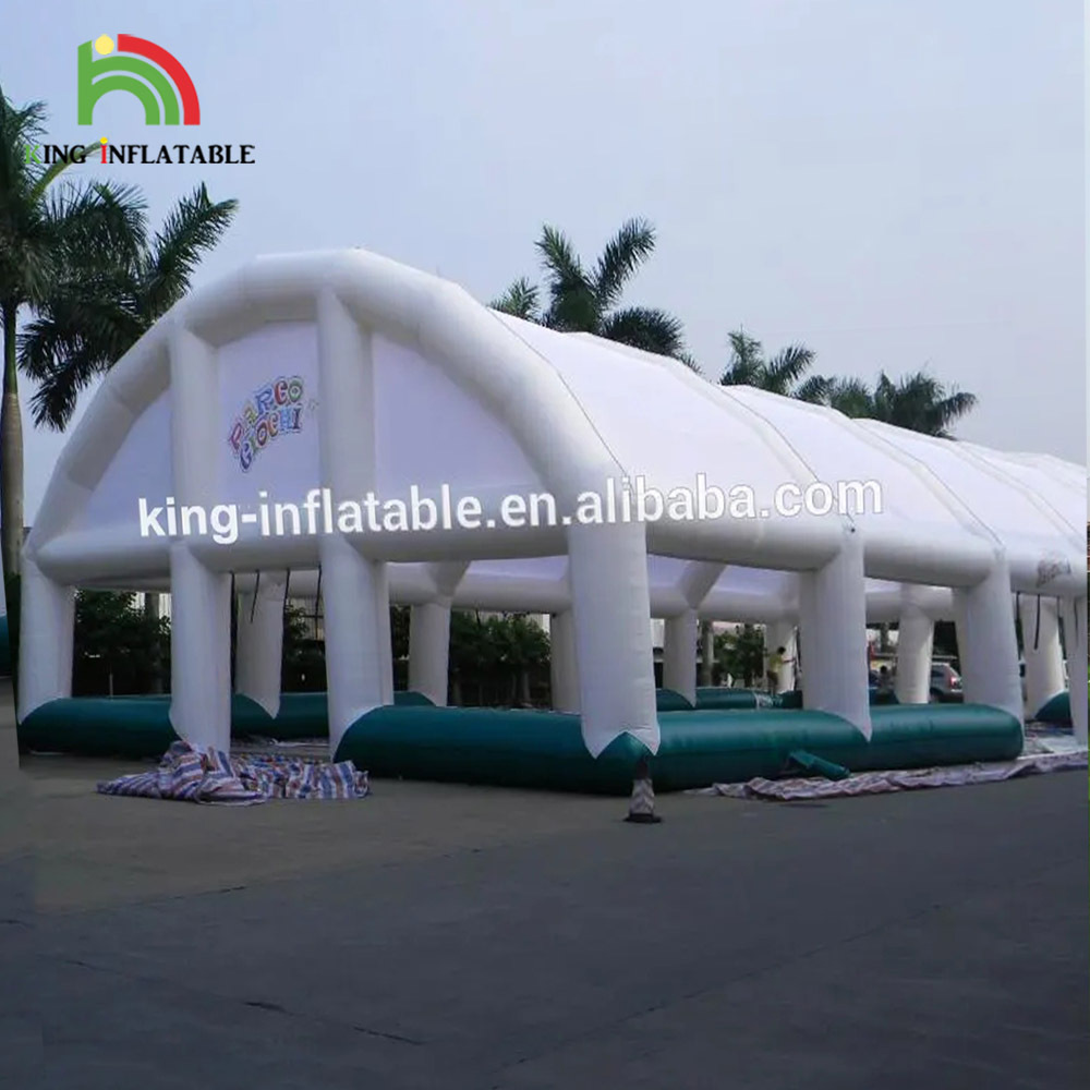 Large Soccer Field Arch Tent 20m * 10m * 7m Outdoor Commercial Gymnasium Inflatable Event Tent For Rental