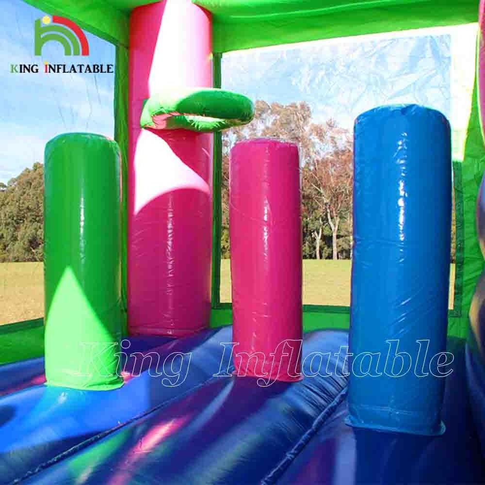 Pink & Green Girls Bouncy Castle Inflatable Bouncers Commercial Event Rent Kids Birthday Party Bounce Houses