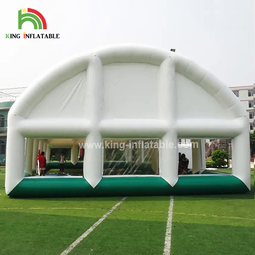 Large Soccer Field Arch Tent 20m * 10m * 7m Outdoor Commercial Gymnasium Inflatable Event Tent For Rental