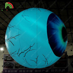 Inflatable Eye Ball Halloween Event Led Colorful Light Eyeball For Festival Decorations