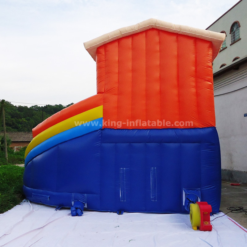 Hot Sale Commercial Inflatable Double Lane Backyard Slip Water Slide For Kids