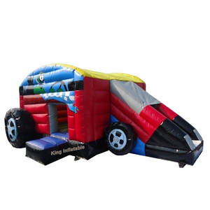 Cartoon Giant Bouncer Car Inflatable Bouncy Castle  for kids