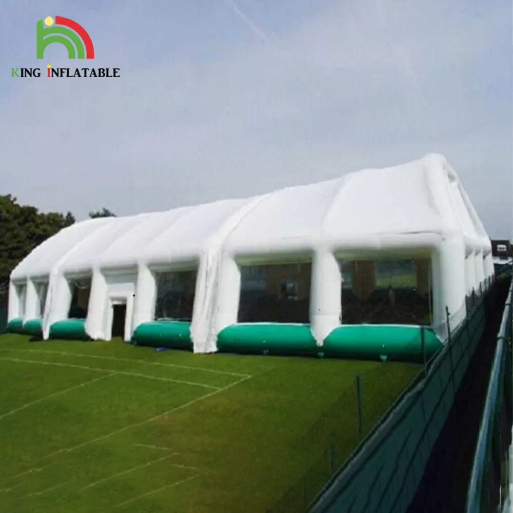 Large Soccer Field Arch Tent 20m * 10m * 7m Outdoor Commercial Gymnasium Inflatable Event Tent For Rental