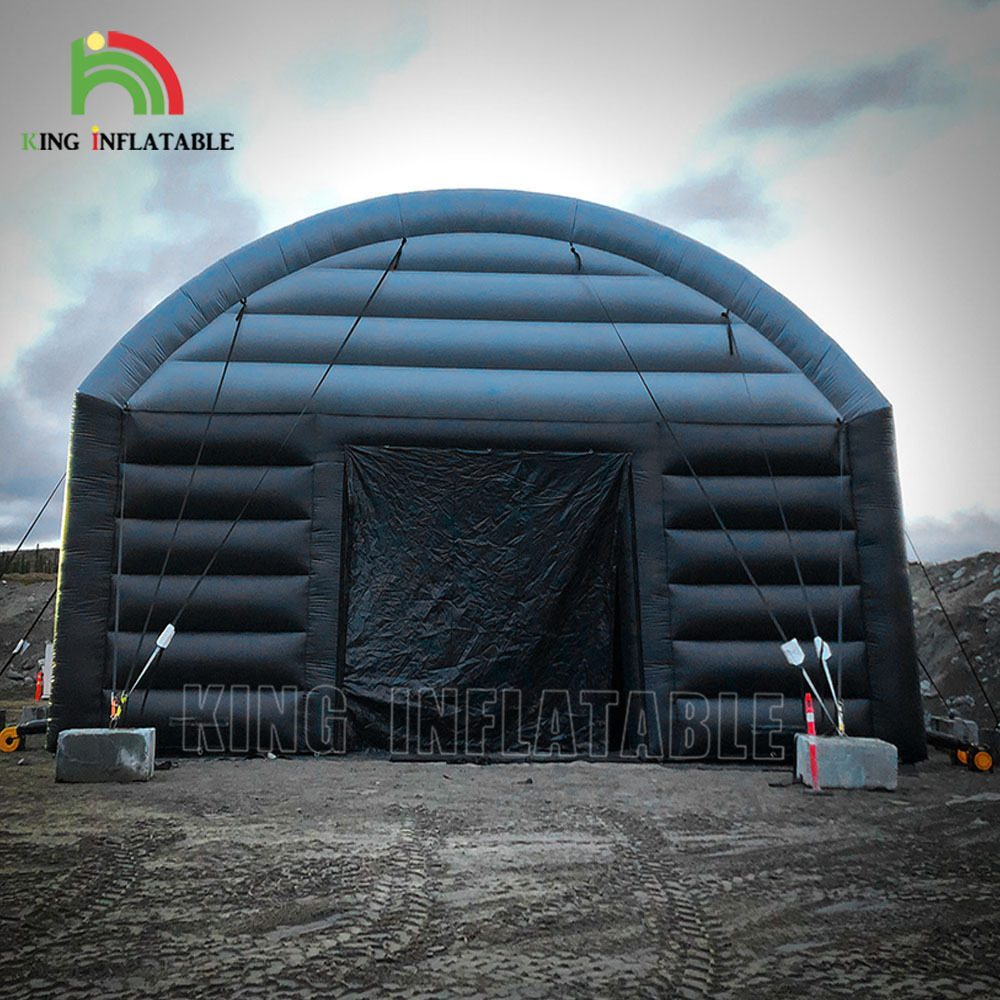 Outdoor Huge Inflatable Tent Ultra Versatile Shelters Temporary Industrial Equipment Giant Garages Hangars