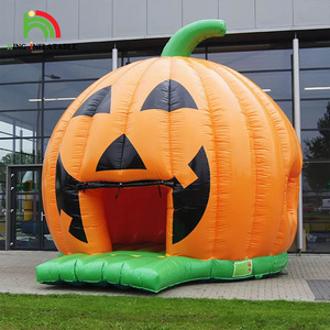 Halloween Party Inflatable Pumpkin Jumping Castle, Bouncy Pumpkin House Bouncer For Decoration