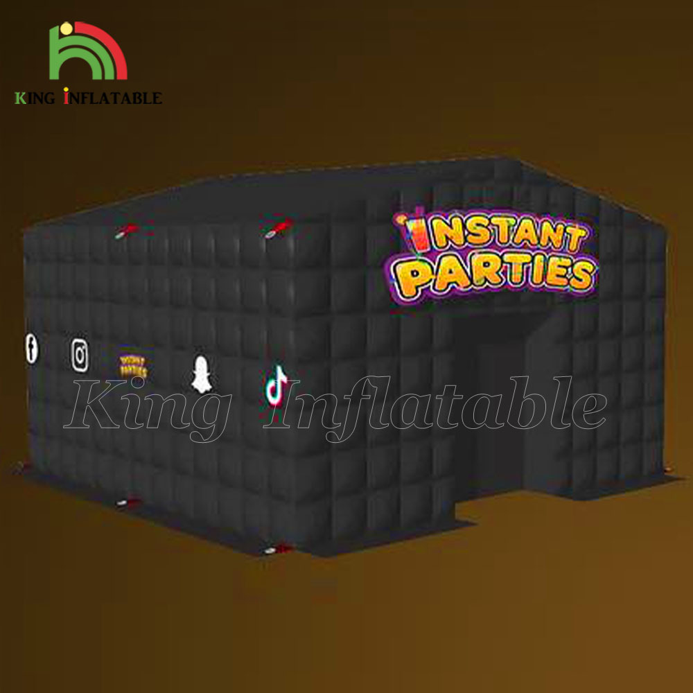 Club Party Nightclub Equipment Outdoor Cube Inflatable Tent Rental