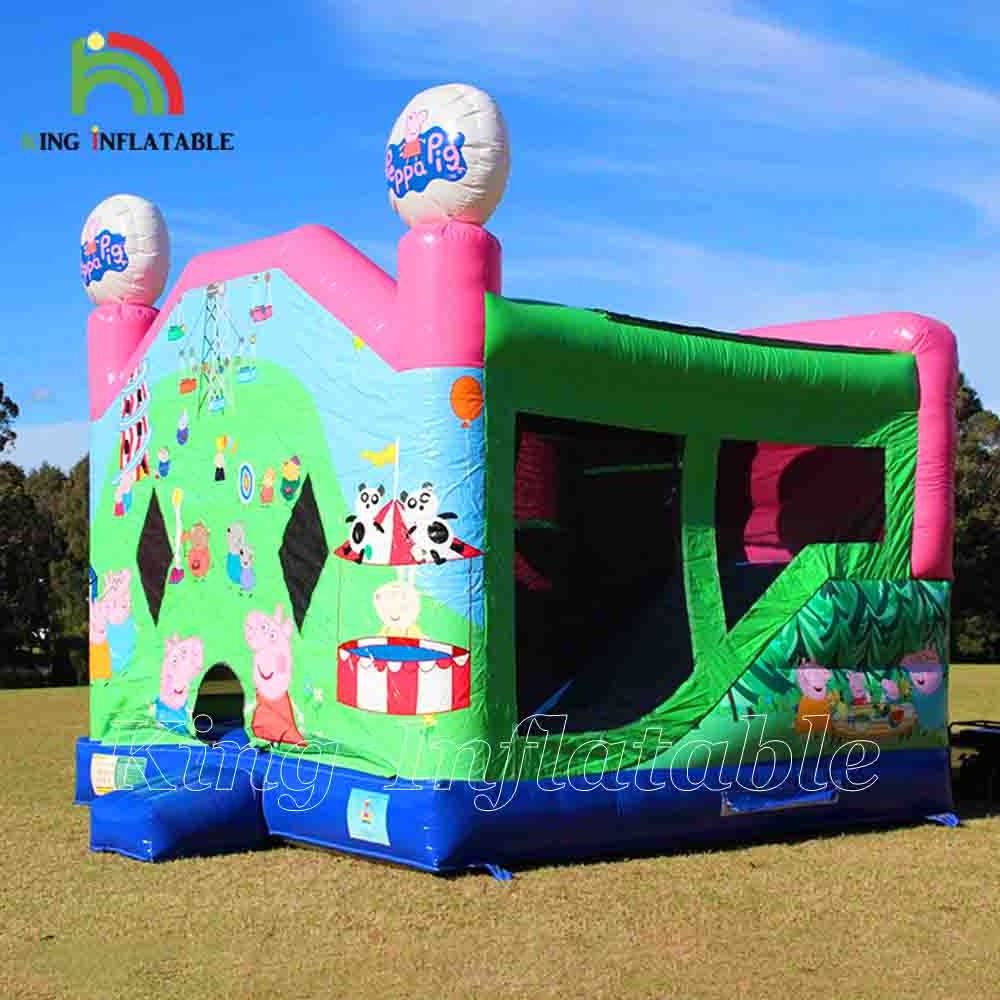 Pink & Green Girls Bouncy Castle Inflatable Bouncers Commercial Event Rent Kids Birthday Party Bounce Houses