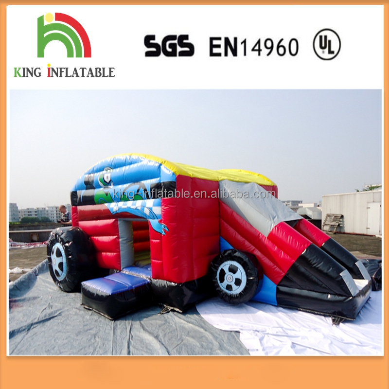 Cartoon Giant Bouncer Car Inflatable Bouncy Castle  for kids