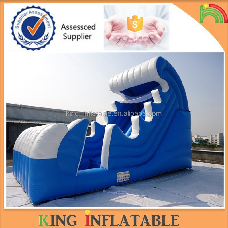 15ft 16ft 18ft 20ft 22ft Hot sale backyard inflatable water slide sun marble Commercial grade PVC inflatable water slide