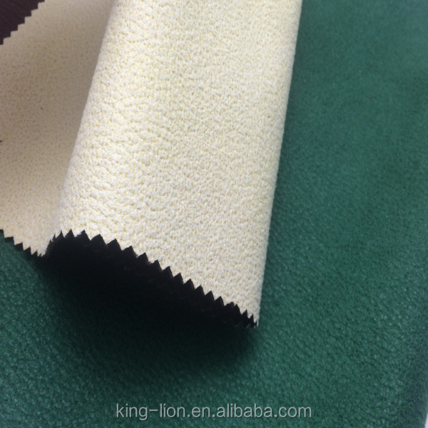 Thick micro faux suede fabric for furniture