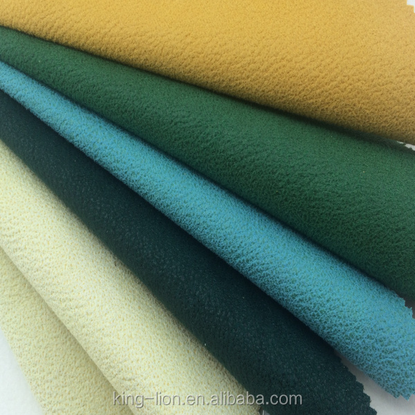 Thick micro faux suede fabric for furniture