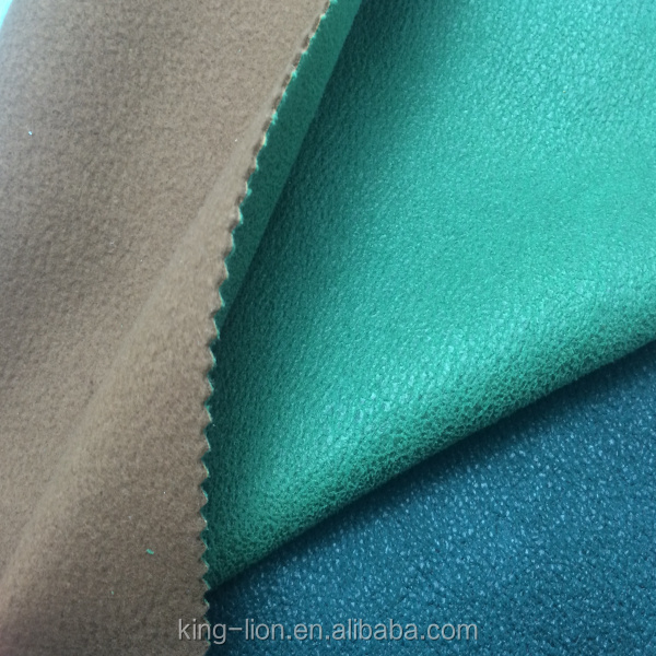 Thick micro faux suede fabric for furniture