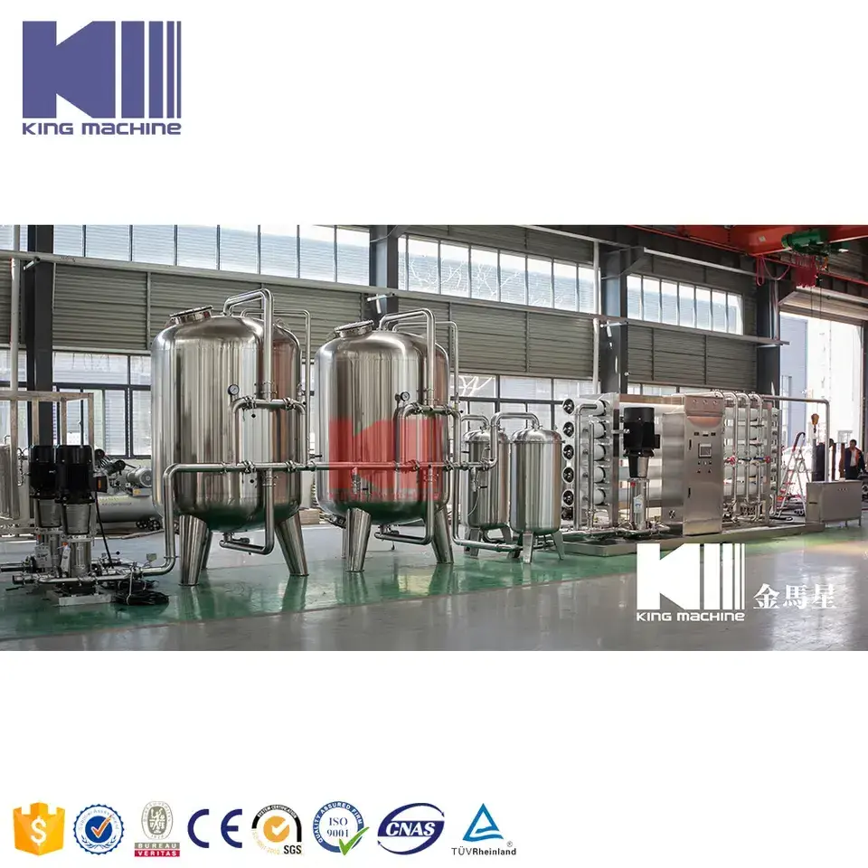 Industry drinking pure distill mineral water treatment machinery ro plant lake river well water purification system