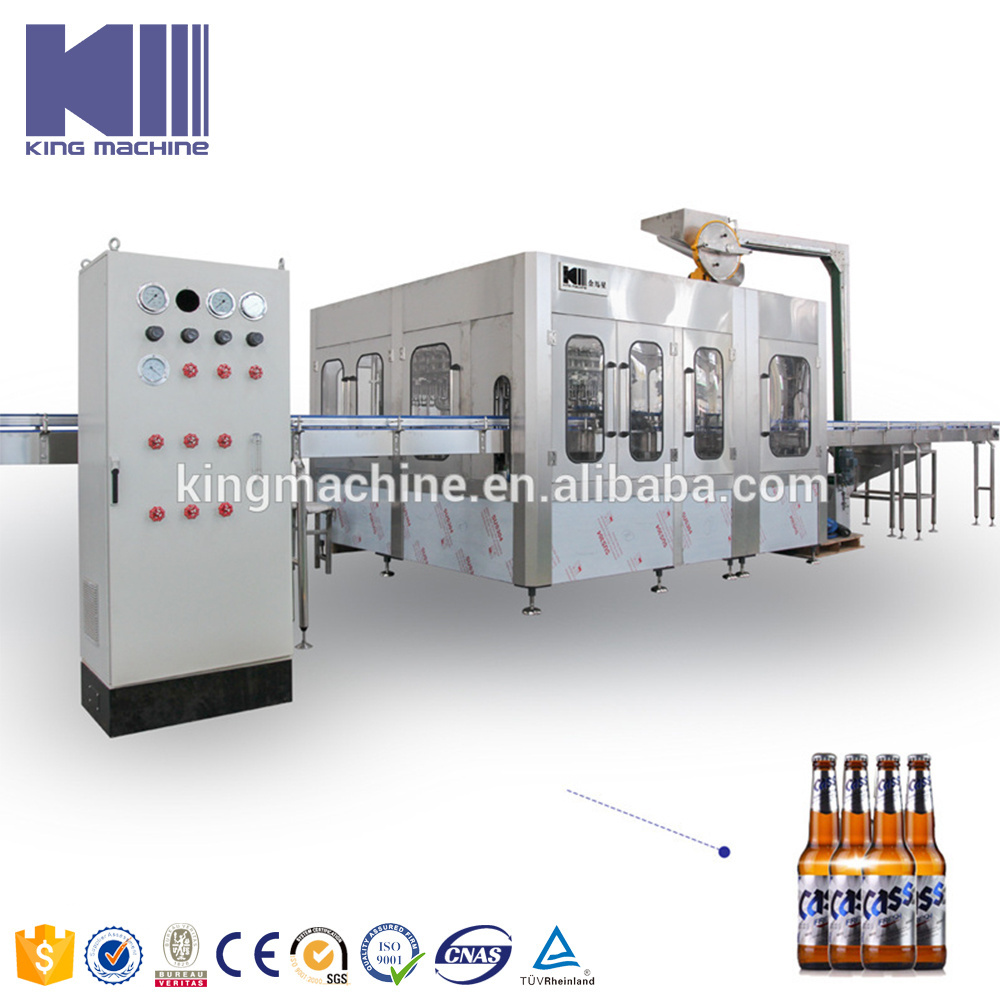 Glass Bottle Beer Making Machine