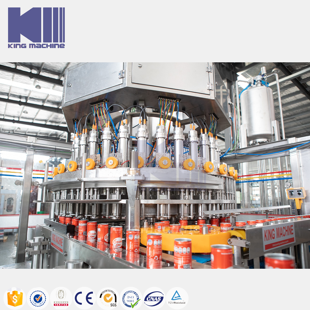 Factory direct supply canning line aluminum beer can fill machine tinned beer filling and sealing machine