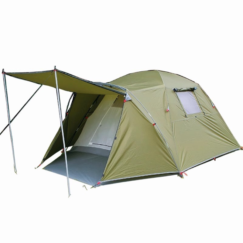 2023 New Design Camping Tents Camping Outdoor Heavy Duty Outdoor Camping House With Two Bedrooms And One Living Room