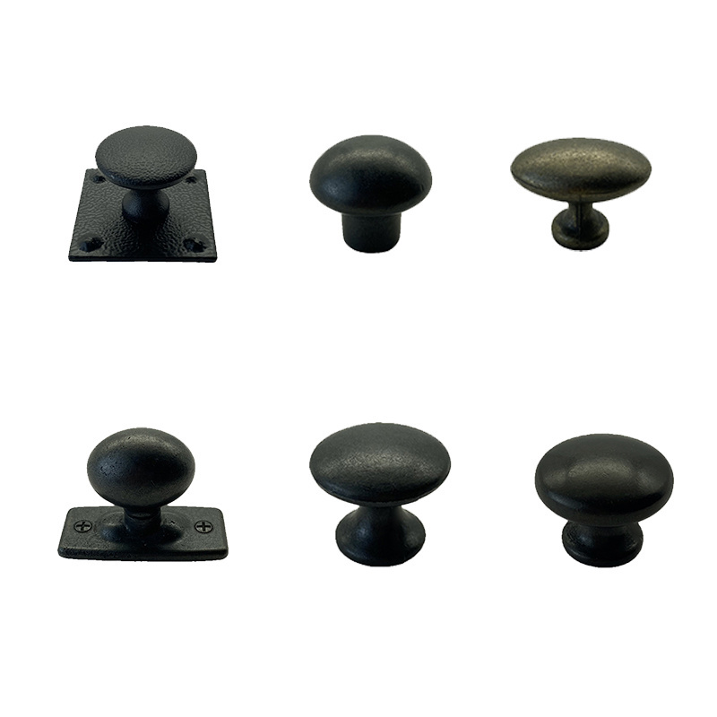 Furniture wardrobe aluminium alloy handle cabinet pull black drawer knobs furniture handles knobs