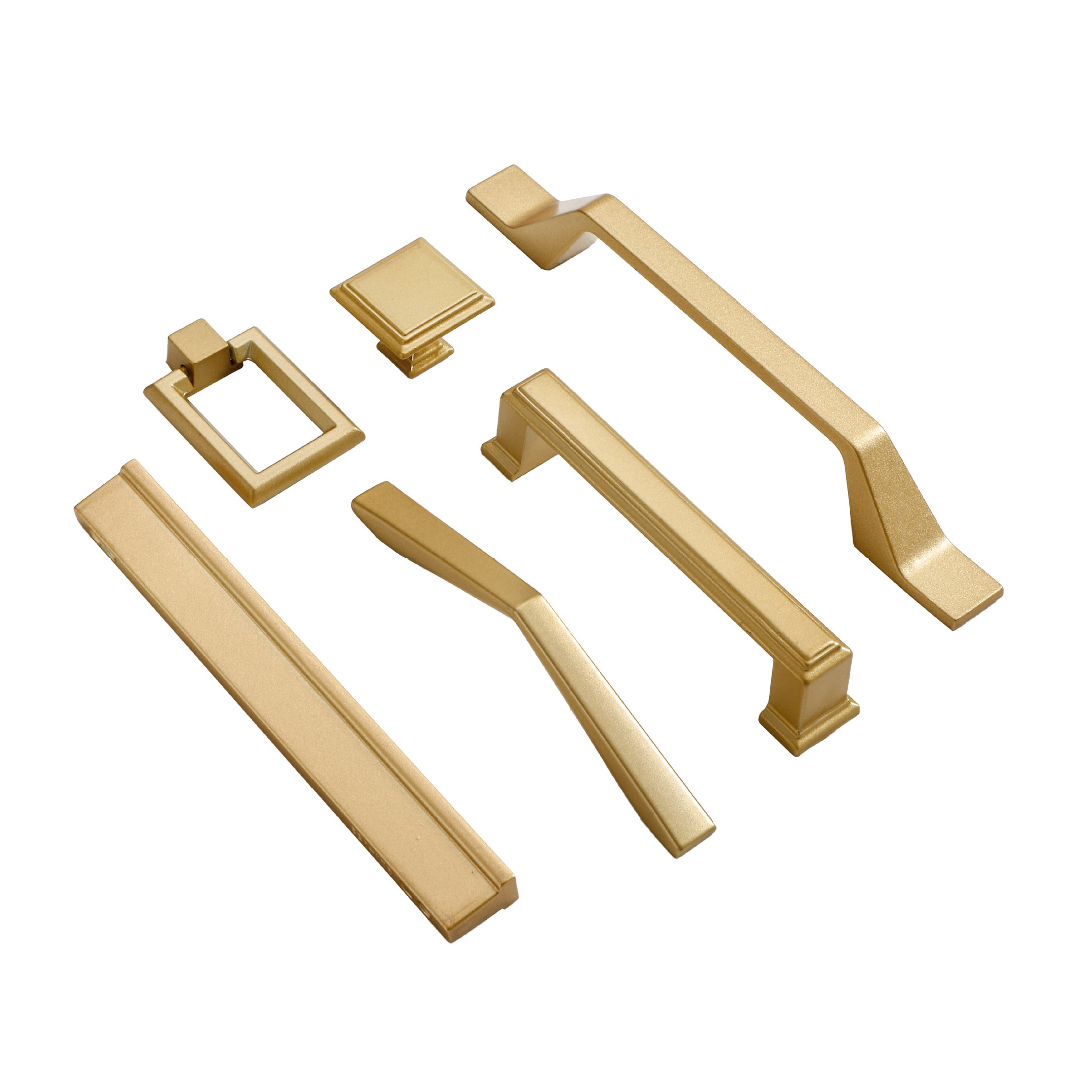 Golden Gold Drawers Pulls Modern Cabinet Pulls,Aluminum Alloy Kitchen Drawer Pulls,Dresser Pulls Cabinet Handles