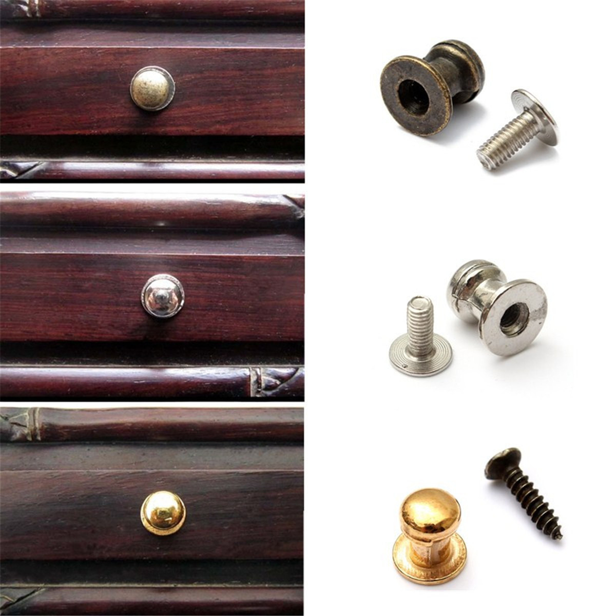 MINI DECORATIVE JEWELRY BOX CHEST CASE CABINET DRAWER DOOR PULL KNOBS HANDLE mini drawer pulls