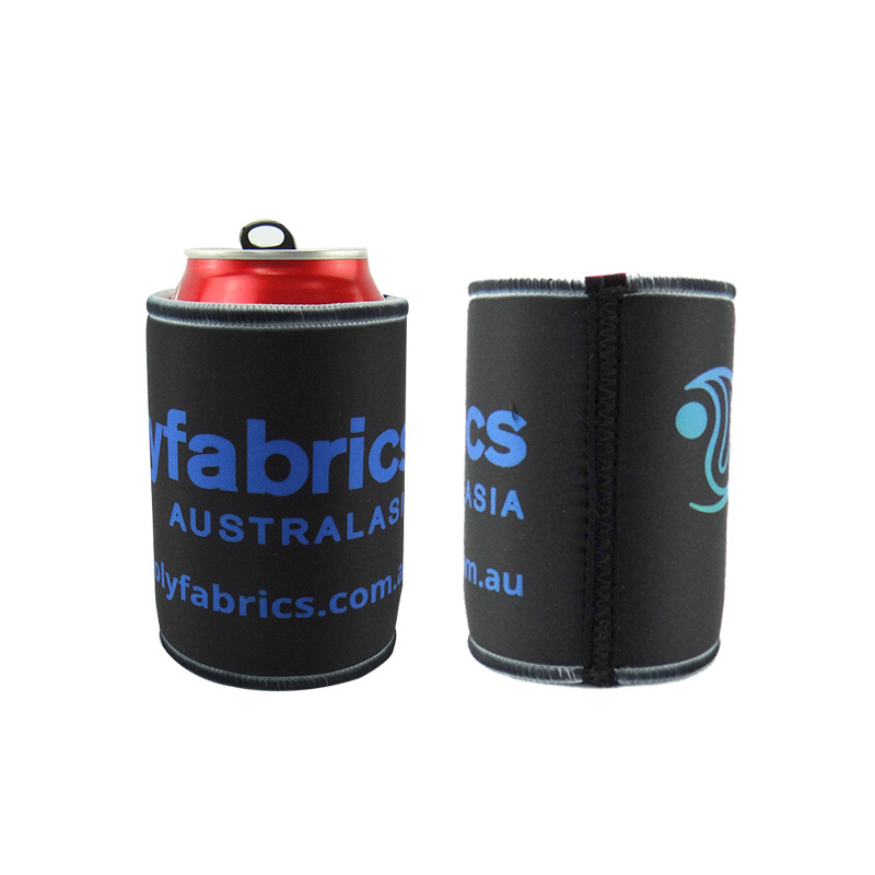 Neoprene sublimation printing tube drink can cooler for beer with custom logo