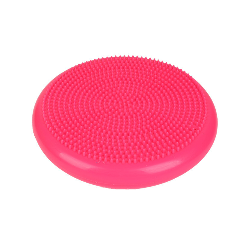 Hot Sale Pilates PVC Yoga Massage Disk Inflatable Air Core Stability Pad Balance Cushion