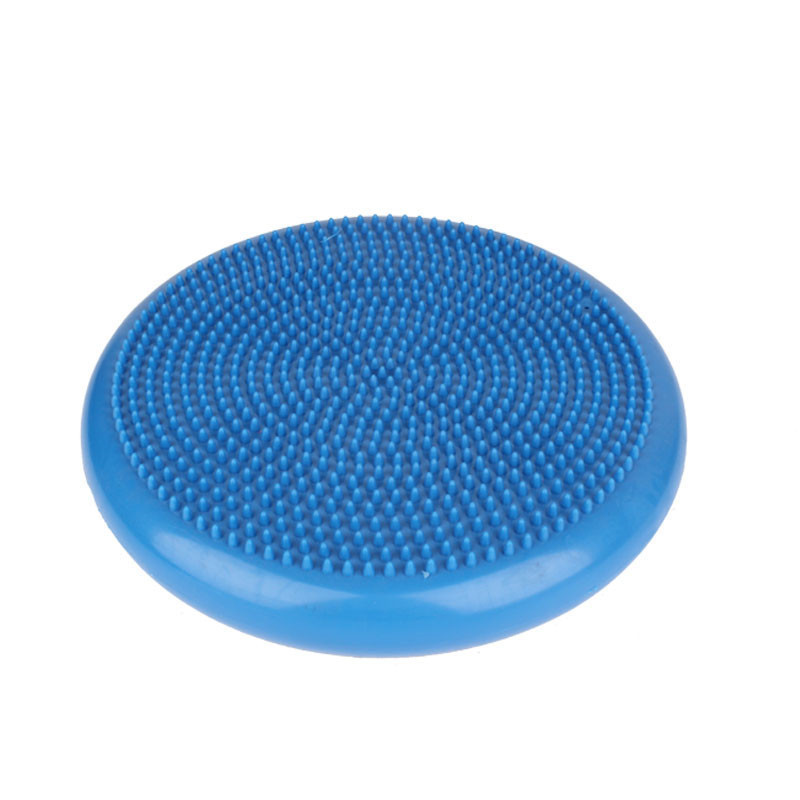 Hot Sale Pilates PVC Yoga Massage Disk Inflatable Air Core Stability Pad Balance Cushion