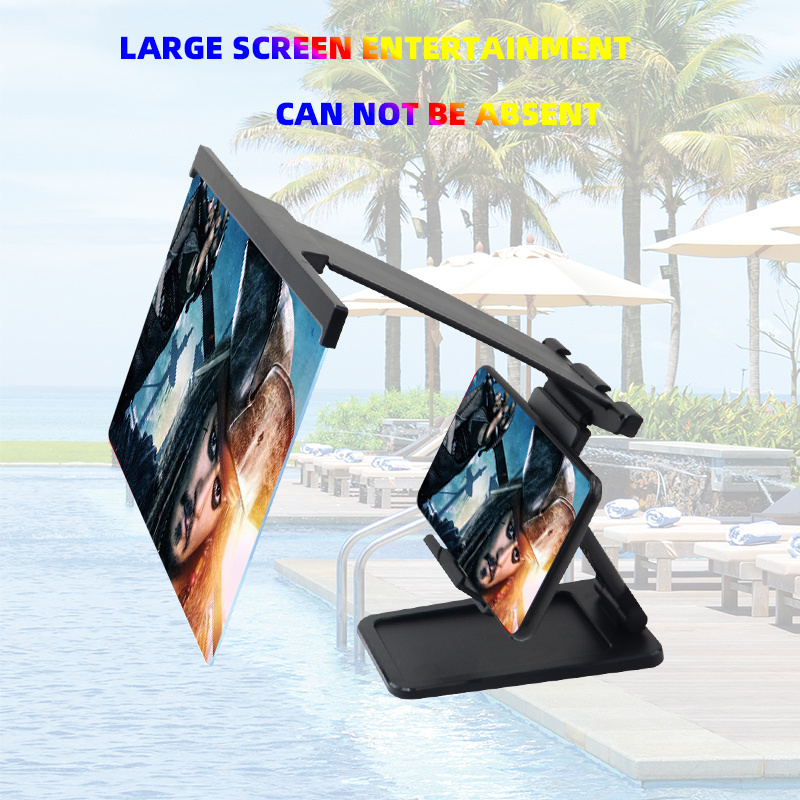 Kingamei Mobile 3D Movie Amplifier for smartphone Large Screen Magnifier for Mobile Cell Phone Enlarge Screen