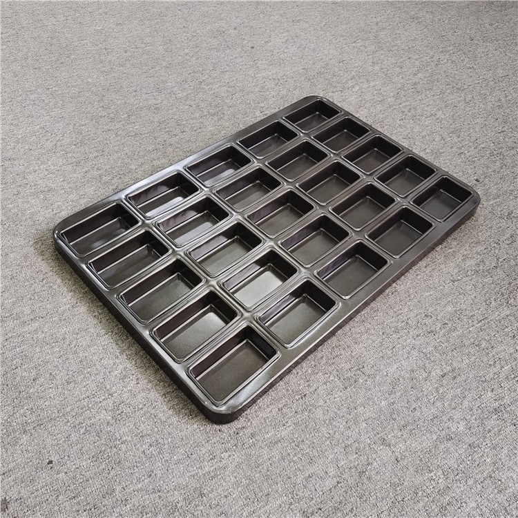 Customized Round Rectangle Square Oval Shape Middle Baking  Mold Non-stick  Muffin Pans