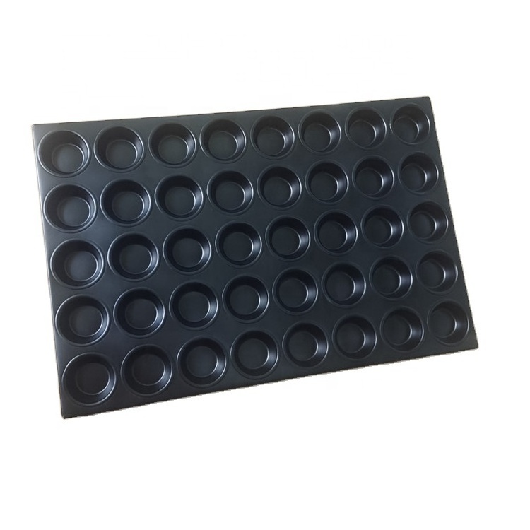 Customized Round Rectangle Square Oval Shape Middle Baking  Mold Non-stick  Muffin Pans